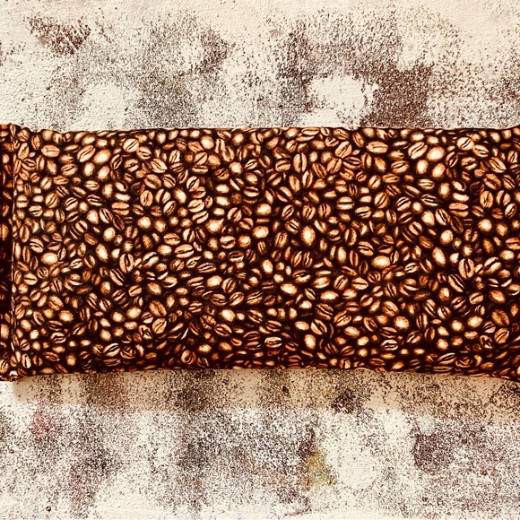 Therapeutic healing heating/cooling rice pad. Coffee bean design fabric decor. - Picture 2 of 5